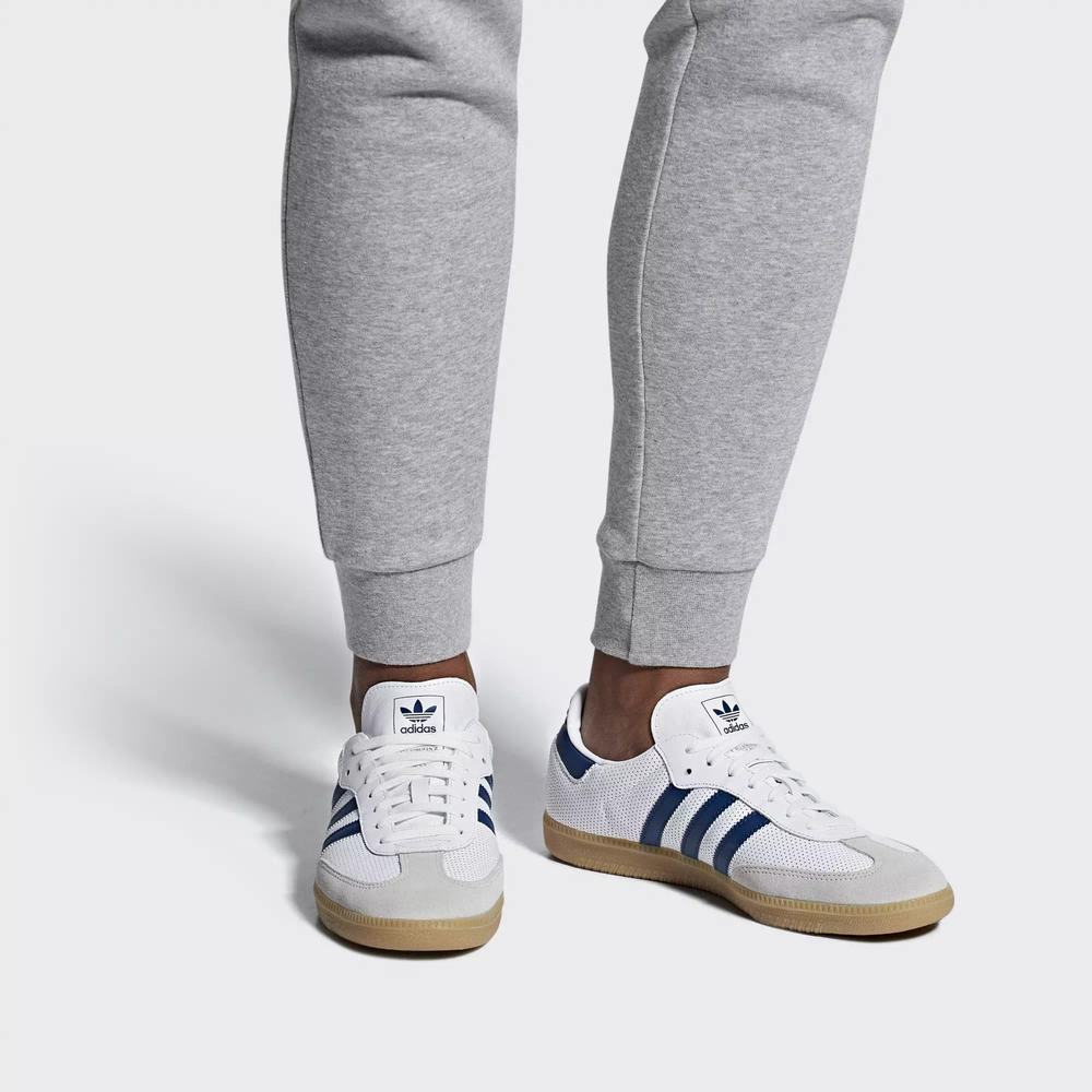 Adidas Samba OG Tenis Blancos Para Hombre (MX-85731)